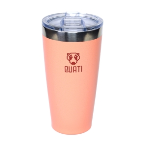 COPO TERMICO QUATI COM TAMPA 473ML CORAL -  CCCT473