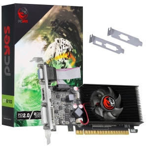 GPU GT610 2GB DDR3 64 BITS LOW PROFILE SINGLE FAN - PAKGT6102GBDR3SF