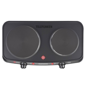 FOGAO ELETRICO COM 2 BOCAS PRETO 2400W 220V TF-AE10500V