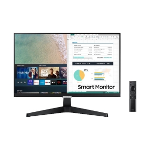 MONITOR SAMSUNG SMART 24" SÉRIE M5 FHD PLATAFORMA TIZEN TAP VIEW HDMI VGA BLUETOOTH HDR ALTO-FALANTES - LS24AM506NLMZD