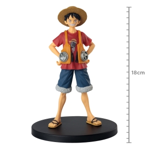 FIGURE ONE PIECE - MONKEY D. LUFFY - DXF THE GRANDLINE MEN REF.:18860