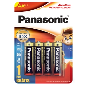 PILHA ALCALINA AA C/ 4 LR6XAB/L4P3