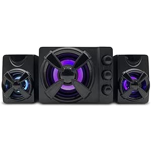 CAIXA DE SOM 2.1 GAMER 30W RMS RGB SP952