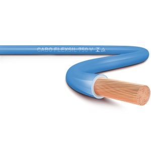 CABO FLEXIVEL FLEXSIL 750V 1,0MM 100M AZUL