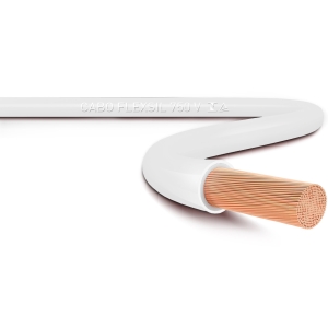 CABO FLEXIVEL FLEXSIL 750V 6,00MM 100M BRANCO