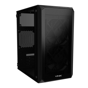GABINETE GAMER DART PRETO LATERAL ACRILICO - VINIK - GGDACBK