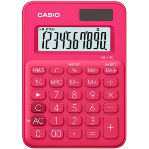 CALCULADORA DE MESA MS-7UC-RD-N-DC PINK