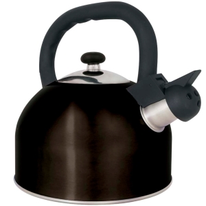 CHALEIRA ACO INOX 2,5 LITROS MATTINA PRETA 007705