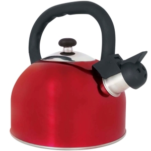 CHALEIRA ACO INOX 2,5 LITROS MATTINA VERMELHA 007706