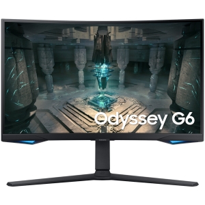 MONITOR SAMSUNG GAMER CURVO ODYSSEY G6 27" 240HZ 1MS QHD HDMI DP BLUETOOTH WI-FI SPEAKER SMART HAS PIVOT- LS27BG650ELXZD