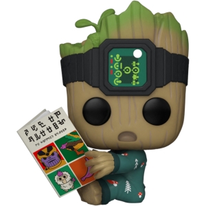 POP! MARVEL: I AM GROOT - GROOT DE MACACAO COM LIVRO  #1193