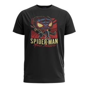 POP!TEES CAMISETA : SPIDER MAN MILES MORALES - MILES MORALES - TAM. G
