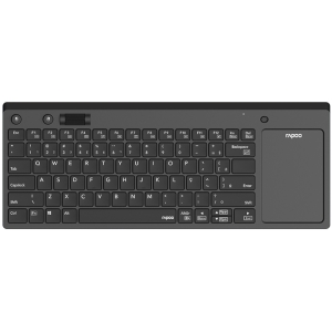 TECLADO SEM FIO K2800 TOUCH PAD INTEGRADO 2.4 GHZ ABNT2 PRETO - RA039