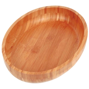GAMELA OVAL BAMBOO 33X23CM - 003362