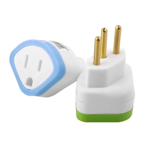 ADAPTADOR PINO CHATO 2P+T 10A/250V BR DN1630