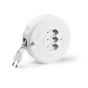 EXTENSAO ELETRICA CARRETEL DE 3 TOMADAS COM 5 MESTROS - 46REX203CR5M