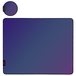 MOUSE PAD GAMER PCYES OBSIDIAN G4D PURPLE 500X400MM - TECIDO COM INFUSÃO DE VIDRO - PEMPG4D
