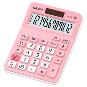 CALCULADORA DE MESA 12 DIGITOS ROSA MX-12B-PK