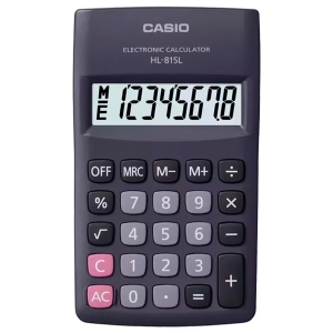 CALCULADORA DE BOLSO 8 DIGITO PRETA HL-815L-BK