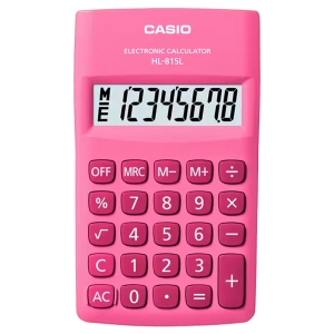 CALCULADORA DE BOLSO 8 DIGITO ROSA HL-815L-PK