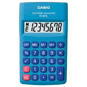 CALCULADORA DE BOLSO 8 DIGITO AZUL HL-815L-BU