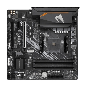 PLACA MÃE GIGABYTE AMD B550M AORUS ELITE MATX AM4 M.2 NVME 4XDDR4 MAX. 128GB 1X DVI-D 1X HDMI 4XUSB 3.2 4XUSB 2.0