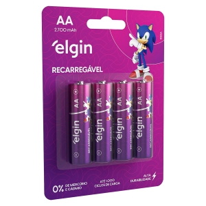 PILHA RECARREGAVEL AA 2700 MAH C/4 82175