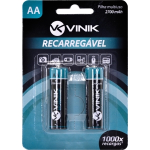 PILHA RECARREGAVEL AA 2700 MAH C/2 PRAA2