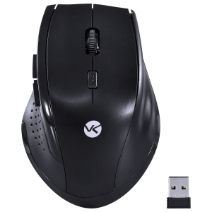 MOUSE SEM FIO 2.4 GHZ 1200 DPI DYNAMIC ERGO PRETO USB - DM110