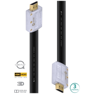 CABO HDMI 2.0 4K DESMONTAVEL 3M H20FL-3