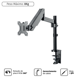 SUPORTE MONITOR 17'' A 32'' PLMSM01D