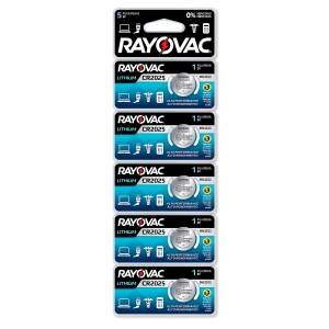 BATERIA DE LITHIUM 3V COM 5 CR2025