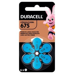 PILHA AUDITIVA 675 (CARTELA COM 6 UNIDADES) DURACELL