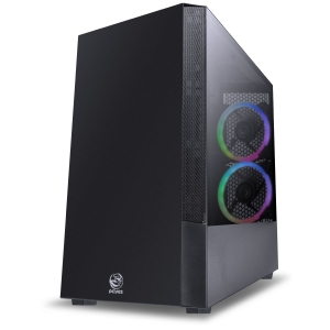 GABINETE GAMER INVERTIDO GRAVITY - LATERAL VIDRO - 2 FANS RGB - PCYES - GRPTRGB1FV