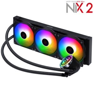 WATER COOLER PCYES NIX 2 360MM - ARGB - TDP 350W - PCYWCNIX360