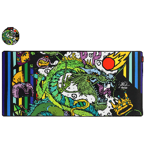 MOUSE PAD GAMER ANCIENT DRAGON EXTENDED - ESTILO SPEED - 900X420MM - PMA90X42