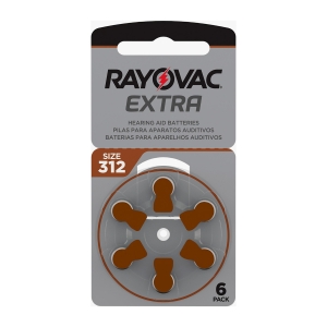 BATERIA AUDITIVA 312 COM 6 312AUX-6XEBRA
