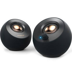 CAIXA DE SOM 2.0 - PEBBLE V2 - USB TIPO C - 4W RMS - PRETA - 51MF1695AA000