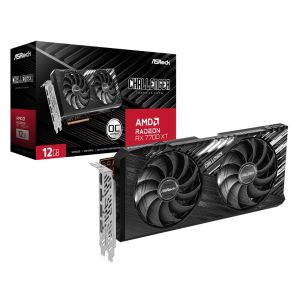 GPU ASROCK AMD RADEON 7700 XT CHALLENGER 12G OC 192 BITS  (RX7700XT CL 12GO) 90-GA4QZZ-00UANF