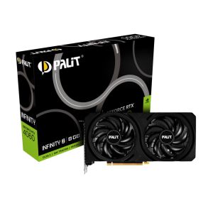 PLACA DE VIDEO PALIT GEFORCE RTX 4060 INFINITY 2 GAMING  8GB GDDR6 NE64060019P1-1070L