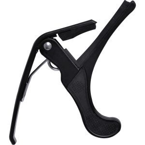 CAPOTRASTE PARA VIOLAO EM ALUMÍNIO - PRETO - CPT10