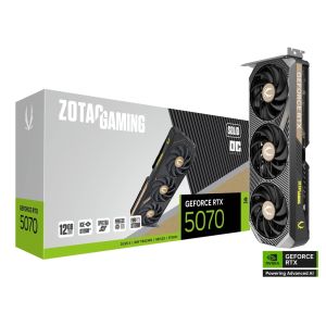 GPU ZOTAC GAMING GEFORCE 5070 SOLID OC 12GB 192BITS GDDR7 - ZT-B50700J-10P