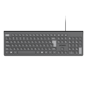 TECLADO USB PCYES SOFT - COM MULTIMIDIA - CABO 2 METROS - ABNT2 - PTOSF2AB