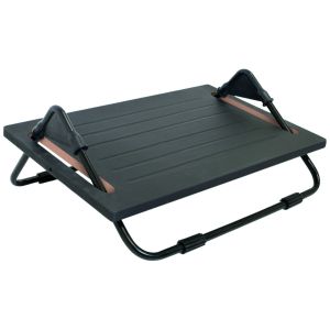 APOIO DE PÉ BASE EM MDF COM REGULAGEM DE INCLINAÇÃO