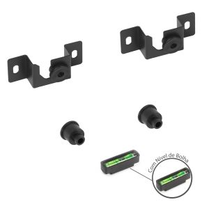 SUPORTE UNIVERSAL PARA TV LED/LCD/PLASMA DE 10" A 80" POLEGADAS COM NIVEL BOLHA- STF-10