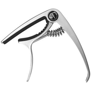 CAPOTRASTE PARA VIOLAO EM LIGA DE ZINCO - PRATA - CPT20