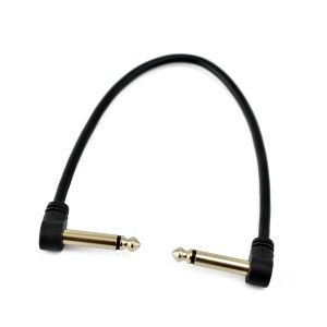 CABO PEDAL NINJA 0,20MM P10 90º/P10 90º 15CM 0,50FT PRETO