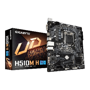 PLACA-MÃE GIGABYTE H510M H V2 MICRO ATX, LGA1200, 2XDDR4 64GB, 2XUSB 3.2, 4XUSB 2.0, 1X D-SUB, 1X HDMI