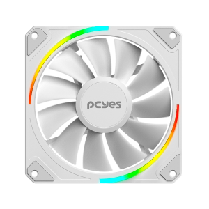 COOLER FAN PARA GABINETE SANGUE FRIO 3 ARGB WHITE GHOST 120MM PCYES - ARGBSF3WGBR
