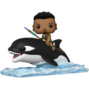 POP! MARVEL PANTERA NEGRA: WAKANDA PARA SEMPRE - NAMOR MONTADO NA ORCA #116
